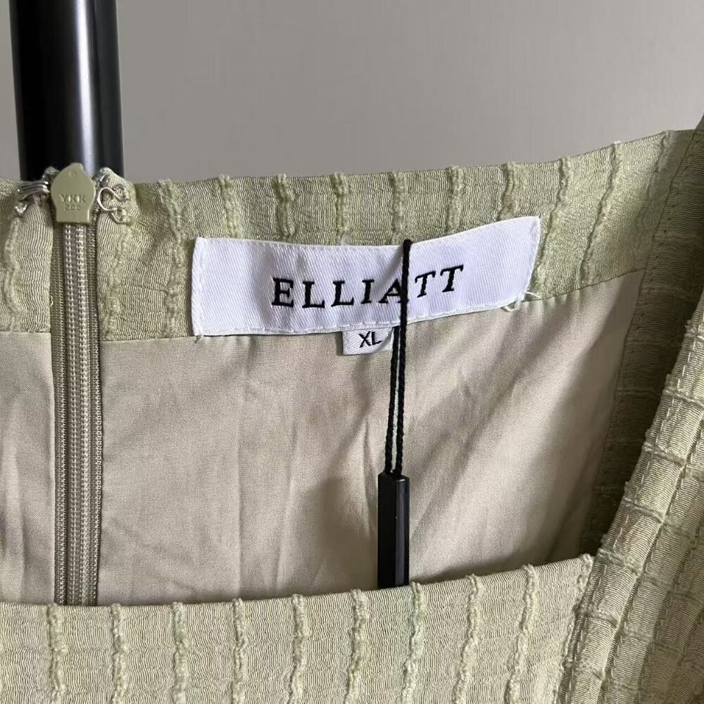 NWT Elliatt Women's Green Ruffle Maxi Dress Size XL - Picture 5 of 9
